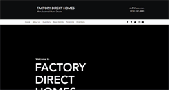Desktop Screenshot of factorydirecthomesusa.com