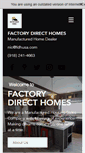 Mobile Screenshot of factorydirecthomesusa.com